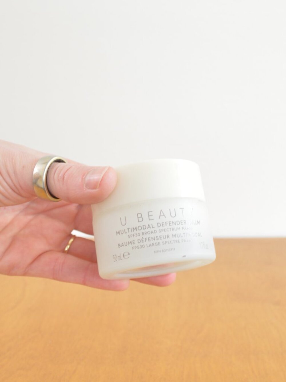 Multimodal Defender Balm Broad Spectrum SPF 30 used only a few times with spatul
